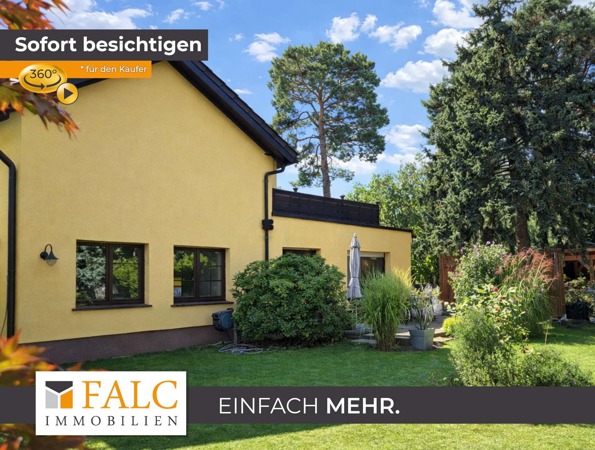 Hausansicht vom Garten